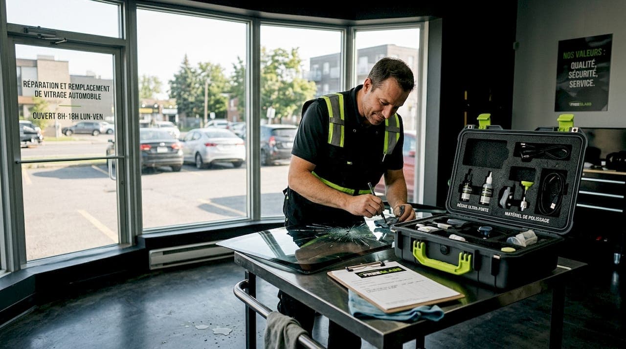 Ateliers de réparation vitrage : guide complet pour conducteurs assurés
