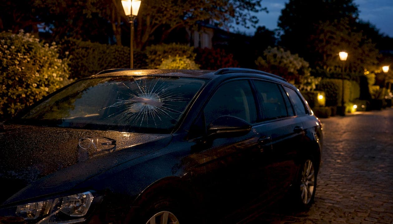 Précautions conduite après un impact pare-brise