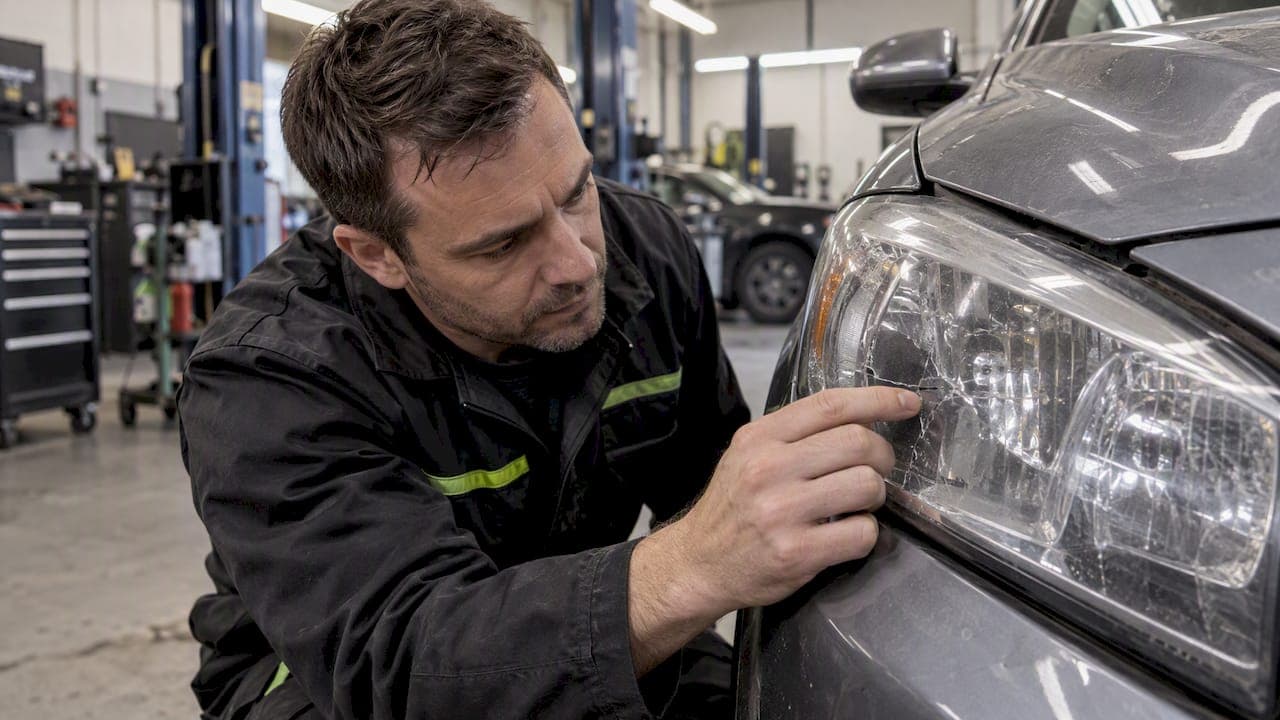 Optique de phare cassé : réparable ou à remplacer ?
